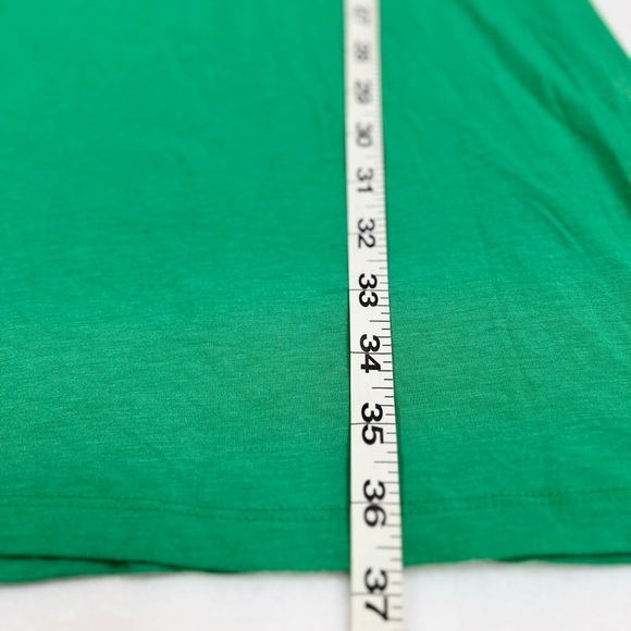 HALEY AND THE HOUND 3/4 Sleeve Notch Collar Women's Kelly Green Dress Size M - Picture 9 of 10